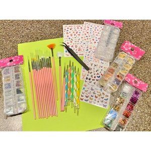 New Nail Art Brushes Set, Nail Art Kit, Nail Design Kit, Nail Art Dotting Pen